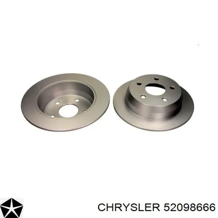 Задні дискові гальма Chrysler 52098666 ціна, від 33.12 USD