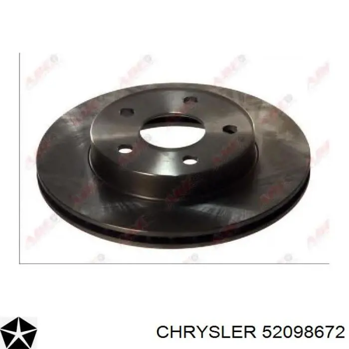 52098672 Chrysler Гальмо дискове переднє