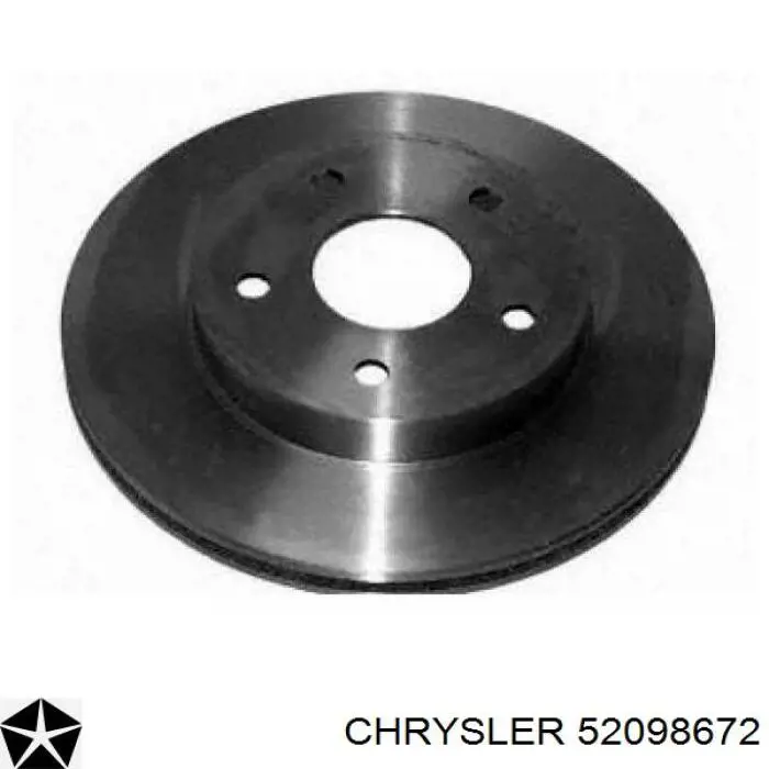Диск переднього гальма Chrysler 52098672 ціна, від 41.18 USD