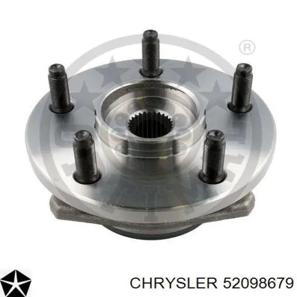Маточина колеса передня Chrysler 52098679 ціна, від 50.62 USD