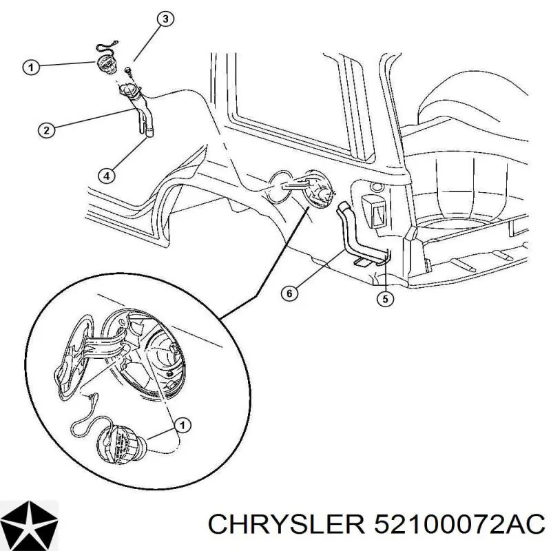  Chrysler 52100072AC ціна, від 23.23 USD