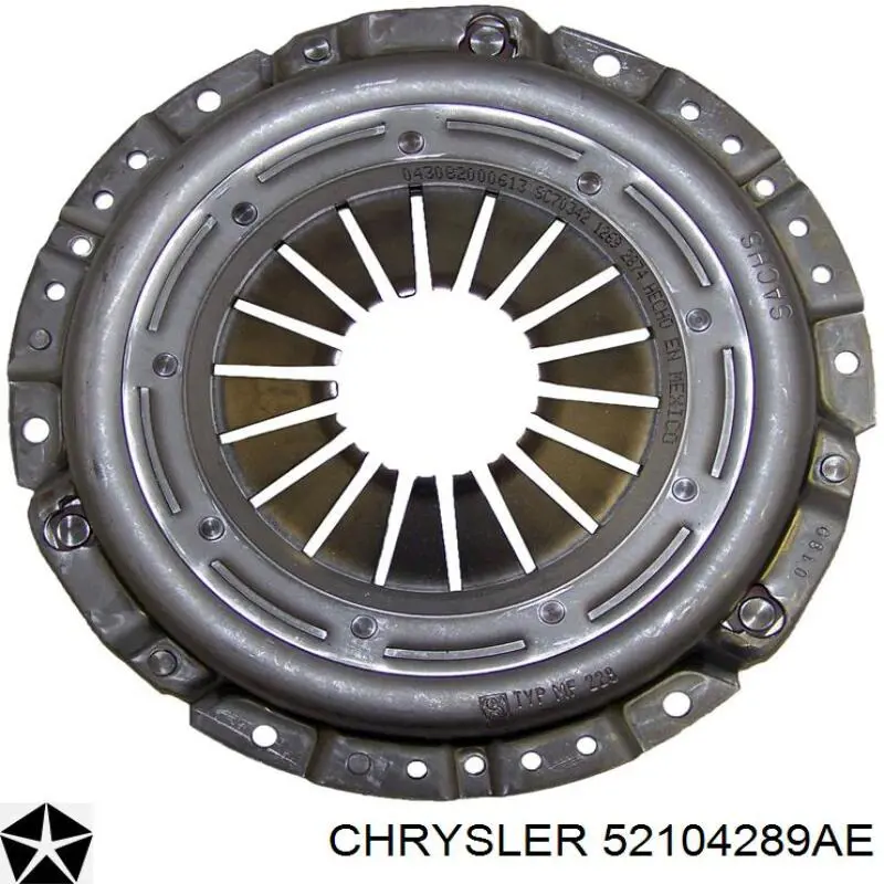 Комплект зчеплення (3 частини) 52104289AE Chrysler