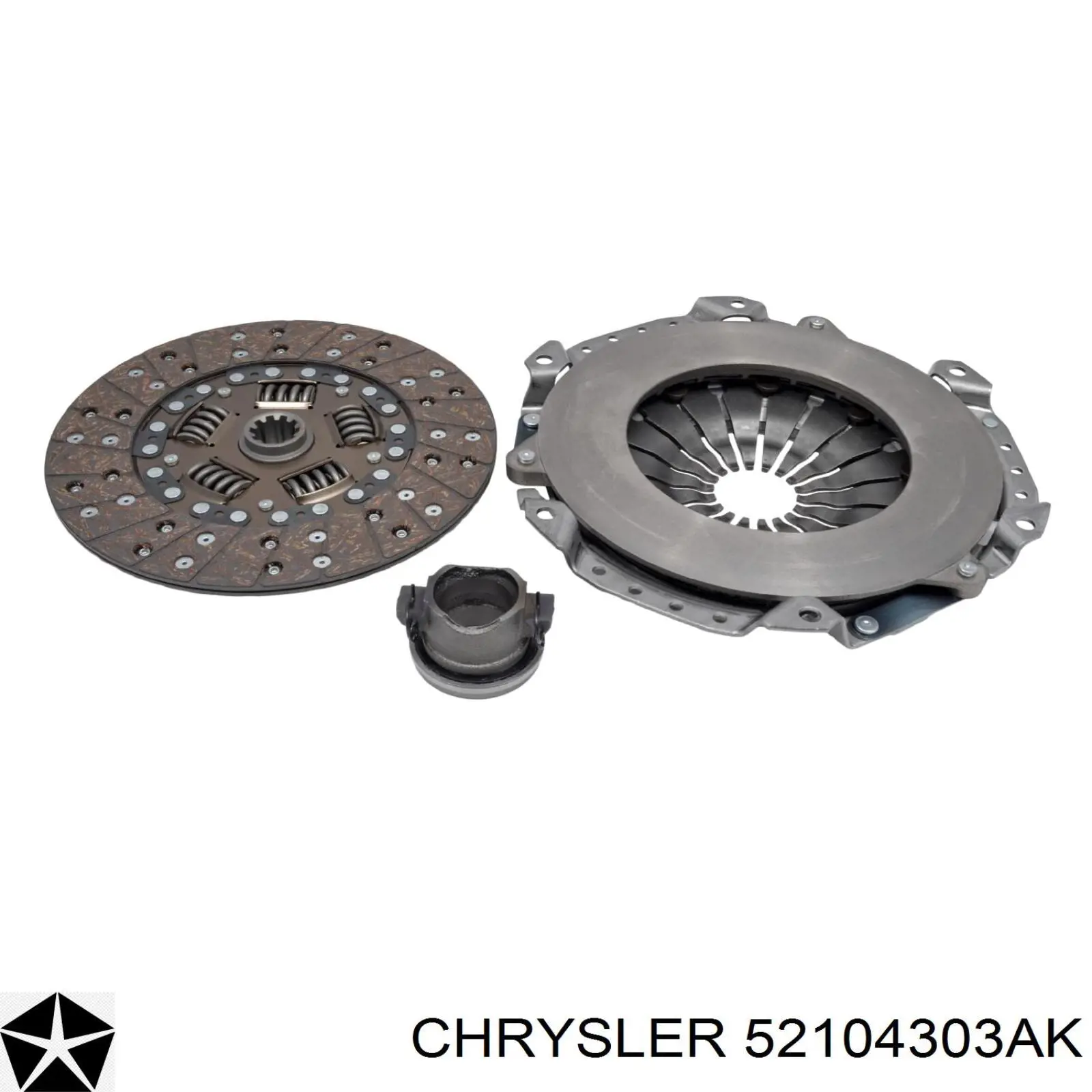 Диск зчеплення 52104303AK Chrysler