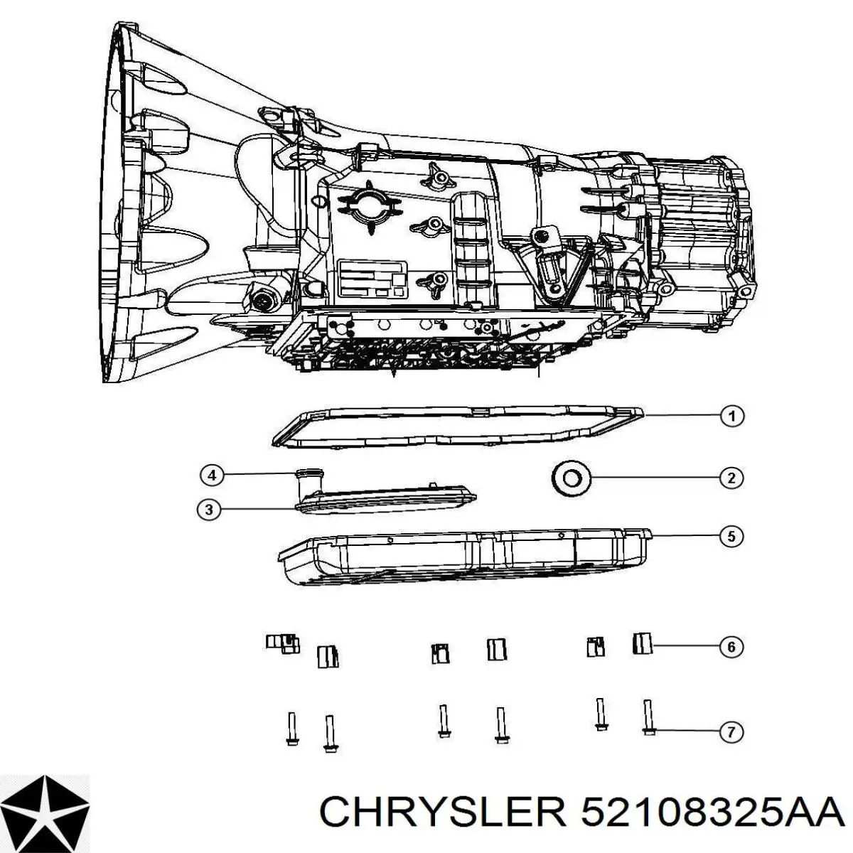 52108325AA Chrysler фільтр акпп