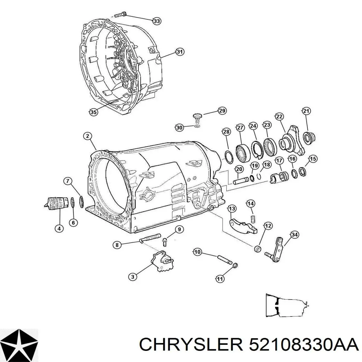  52108330AA Chrysler