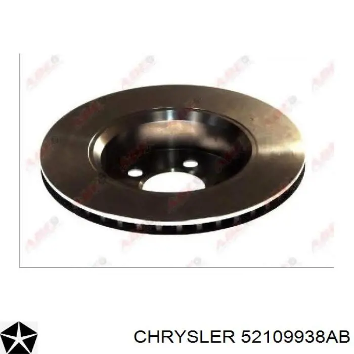 52109938AB Chrysler Гальмо дискове переднє