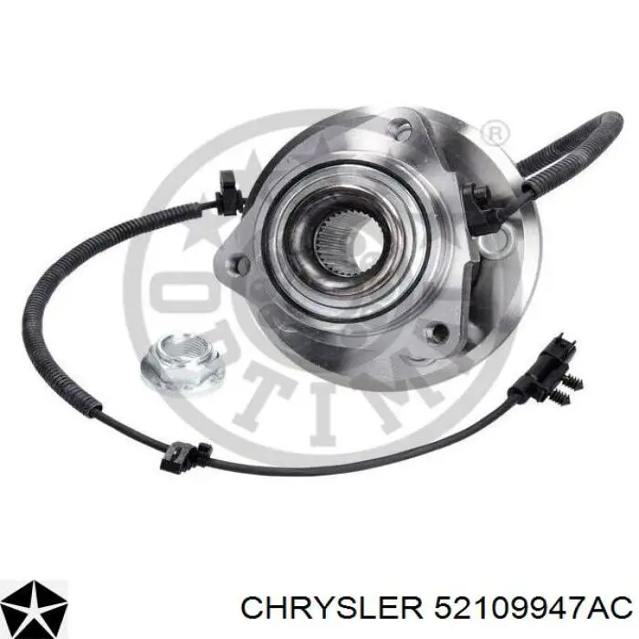 Купити 52109947AC Chrysler Маточини передніх коліс