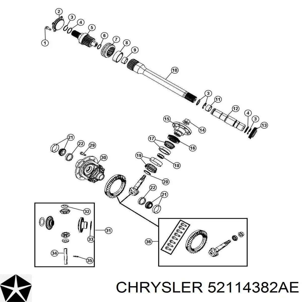 Купити 52114382AA Chrysler 
