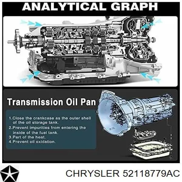 Піддон АКПП 52118779AD Chrysler