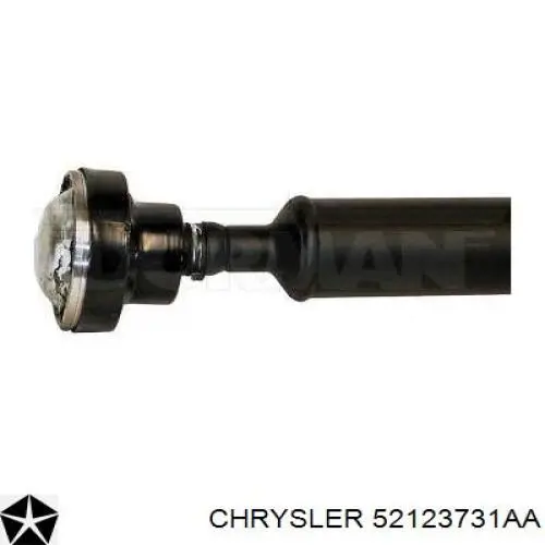 Вал карданний задній, у зборі Chrysler 52123731AB ціна, від 253.66 USD