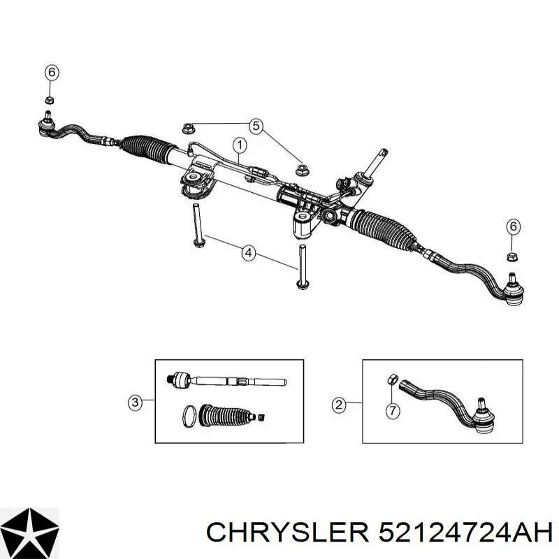 2GS1533 GS Рейковий рульовий механізм