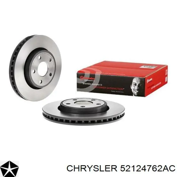 52124762AC Chrysler Гальмо дискове переднє
