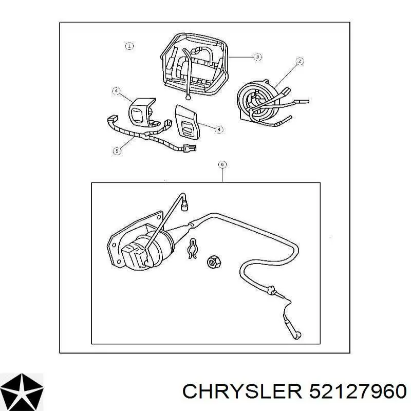 Вакуумника Chrysler 52127960 ціна, від 11.48 USD