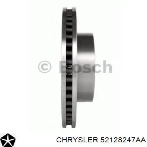 Диск гальмівний передній Chrysler 52128247AA