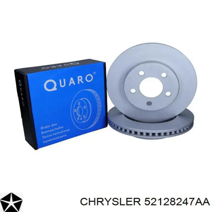52128247AA Chrysler Гальмо дискове переднє