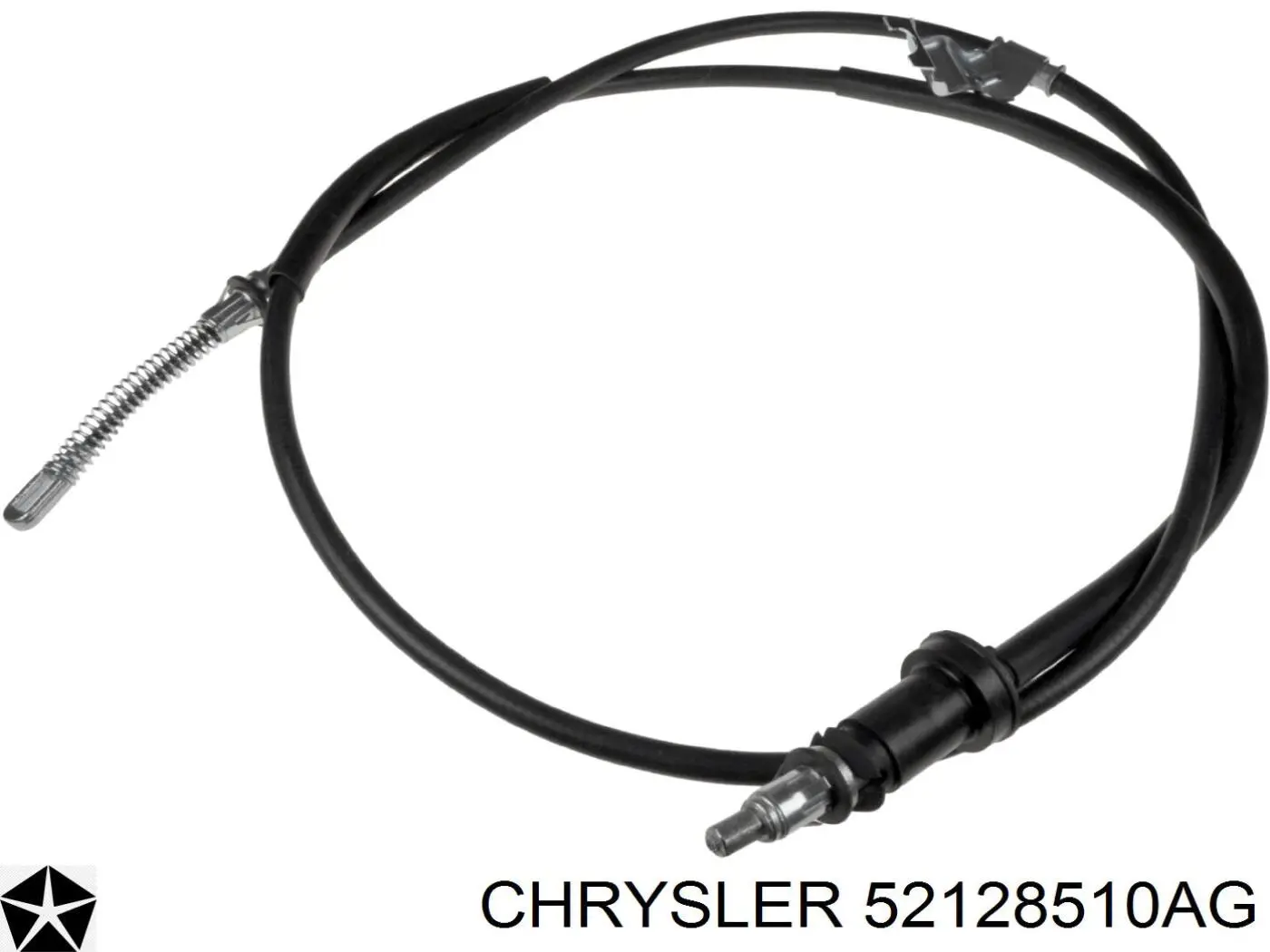 Трос ручного гальма задній, правий 52128510AG Chrysler
