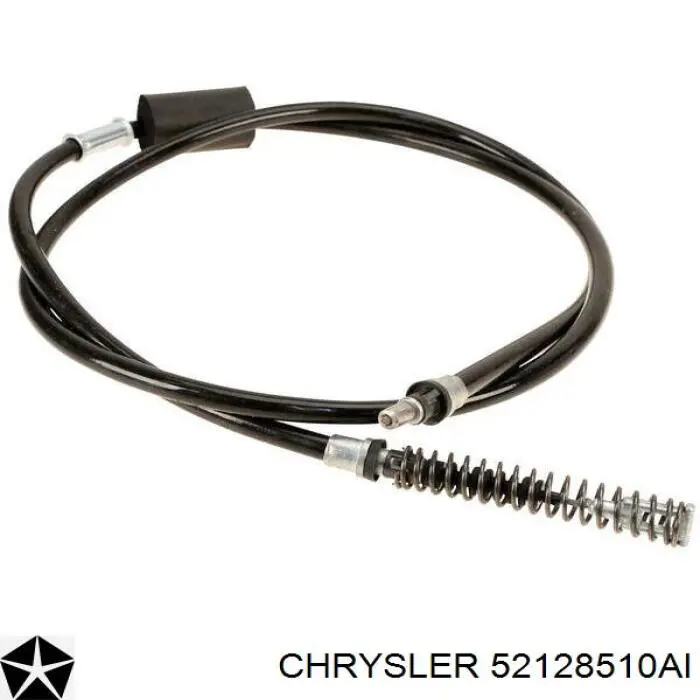 Трос ручного гальма задній, правий 52128510AI Chrysler