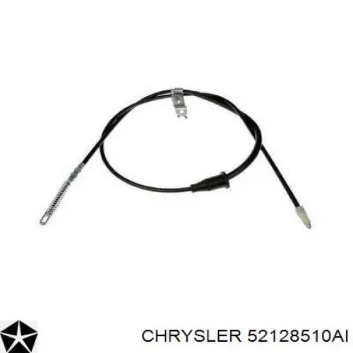 Купити 52128510AI Chrysler Трос ручного гальма задній, правий