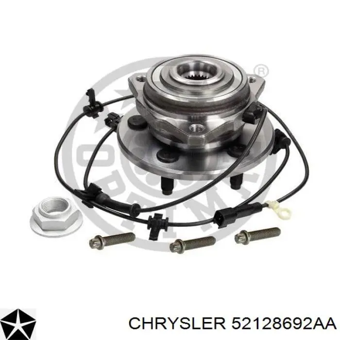 Купити 52128692AA Chrysler Маточини передніх коліс