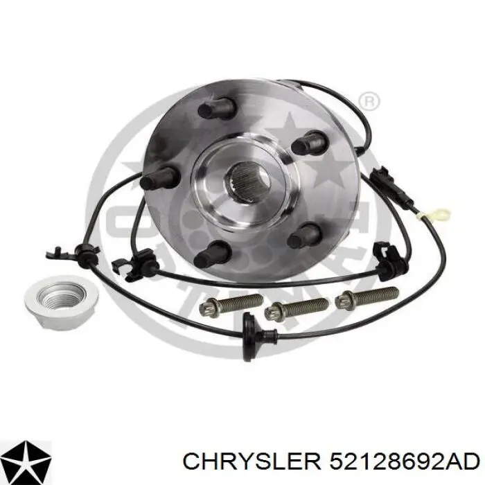 Маточина колеса передня Chrysler 52128692AD ціна, від 102.68 USD