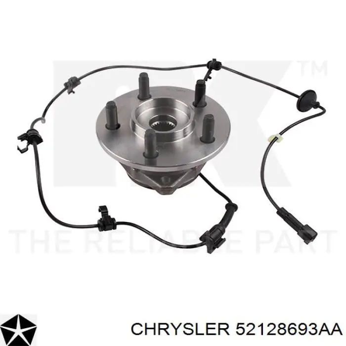 52128693AA Chrysler Маточина (передня)