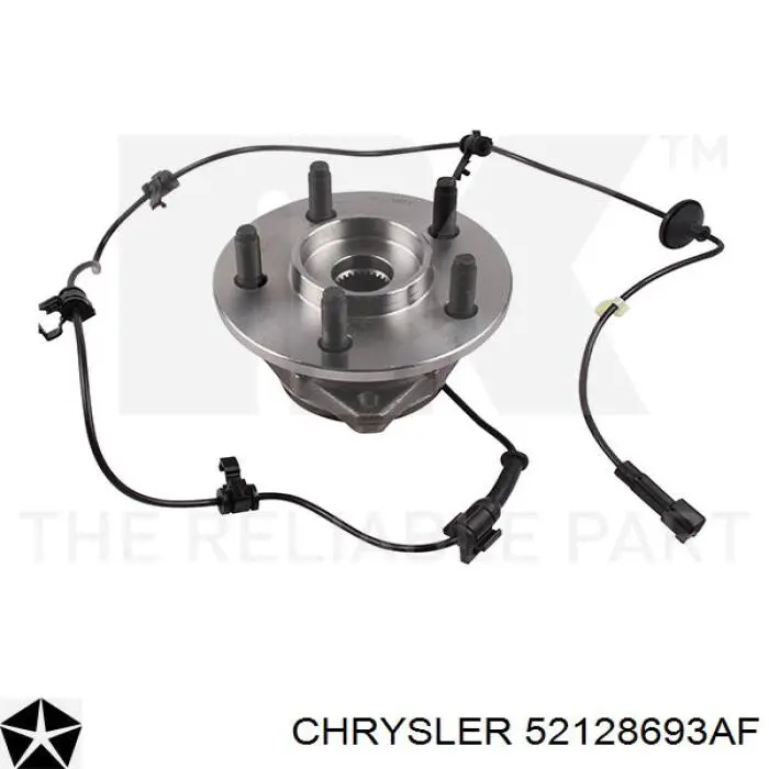 Маточина колеса передня Chrysler 52128693AF ціна, від 113.55 USD