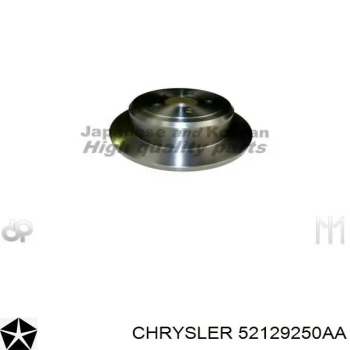 52129250AA Chrysler Дискові гальма