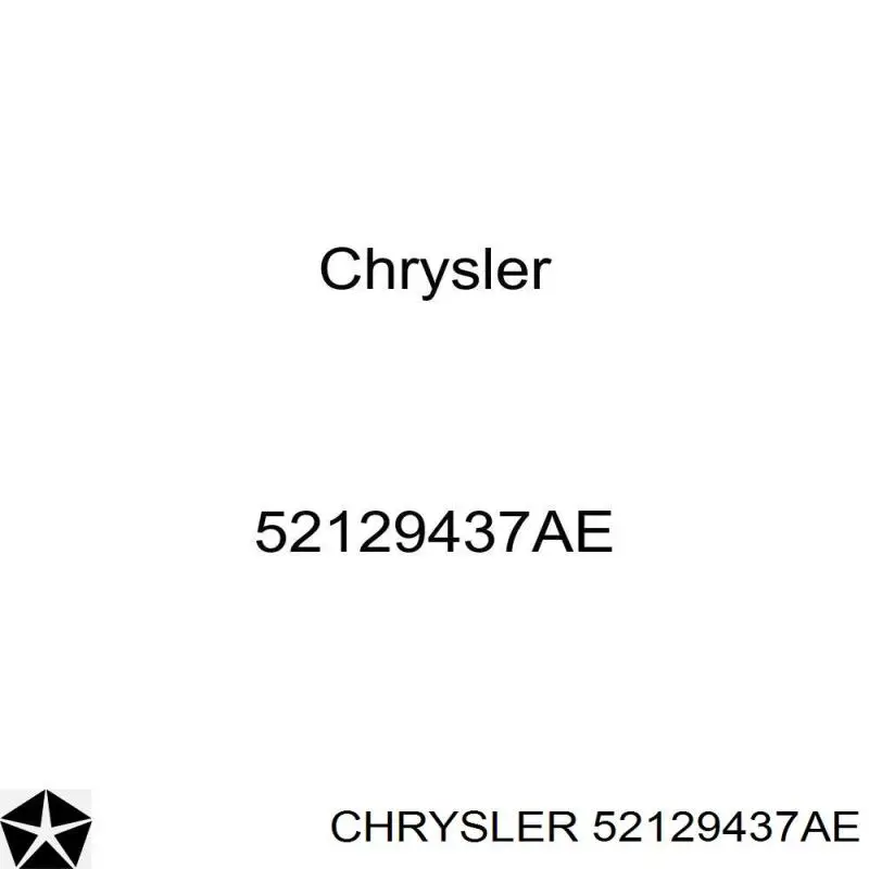  52129437AE Chrysler