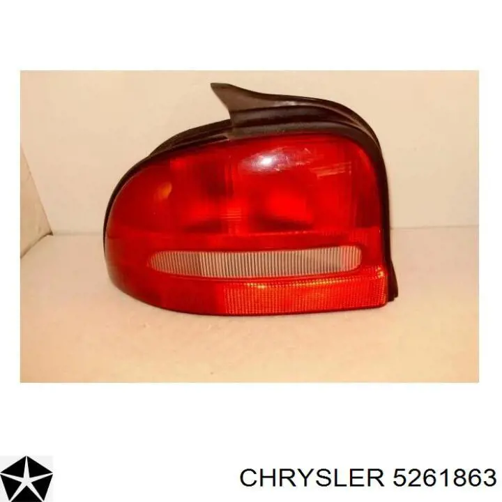 Ліхтар задній лівий Chrysler 5261863AB ціна, від 52.91 USD