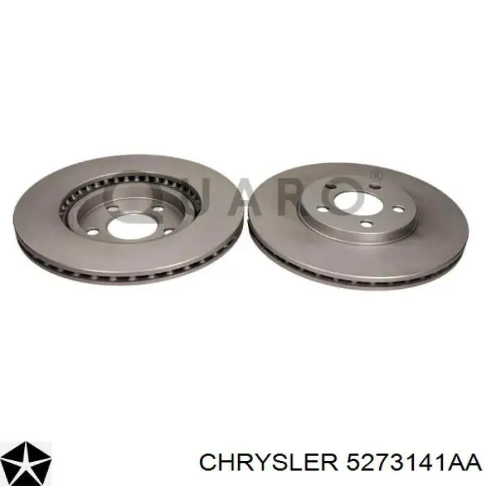 5273141AA Chrysler Гальмо дискове переднє