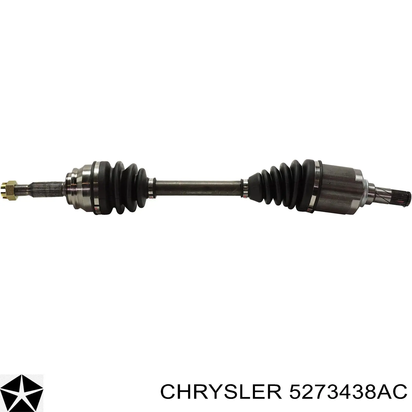 Піввісь передня, права Chrysler 5273438AC ціна, від 115.12 USD