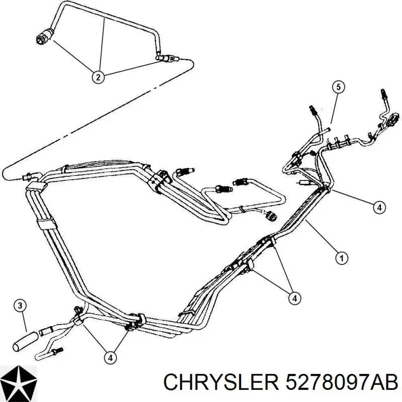 Купити 05278097AB Chrysler Фільтр-відстійник палива грубої очистки