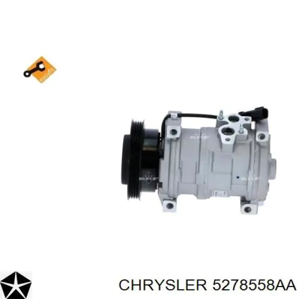 Компресор системи кондиціювання Chrysler 5278558AA ціна, від 202.16 USD