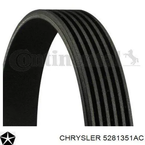 5281351AC Chrysler Поліклиновий ремінь