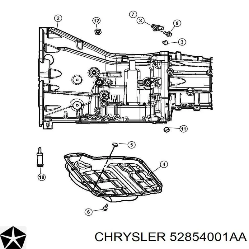 52854001AA Chrysler Датчик швидкості спідометра