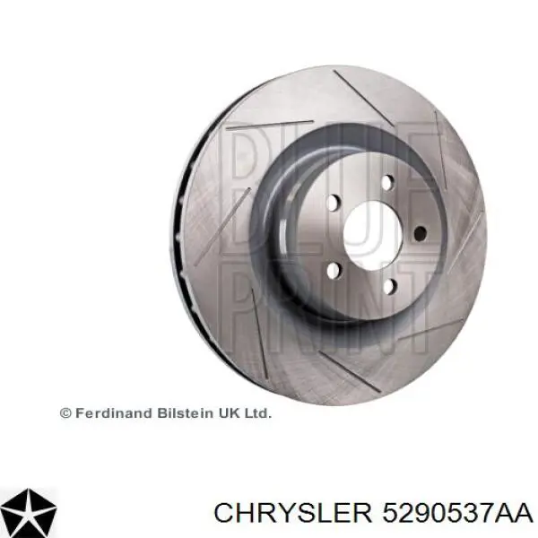 Диск переднього гальма Chrysler 5290537AA ціна, від 98.91 USD