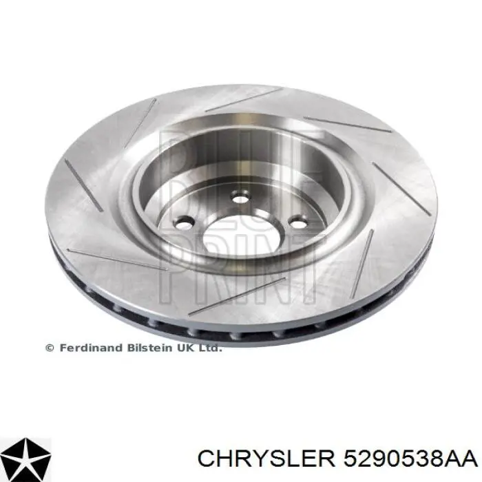 5290538AA Chrysler диск гальмівний задній