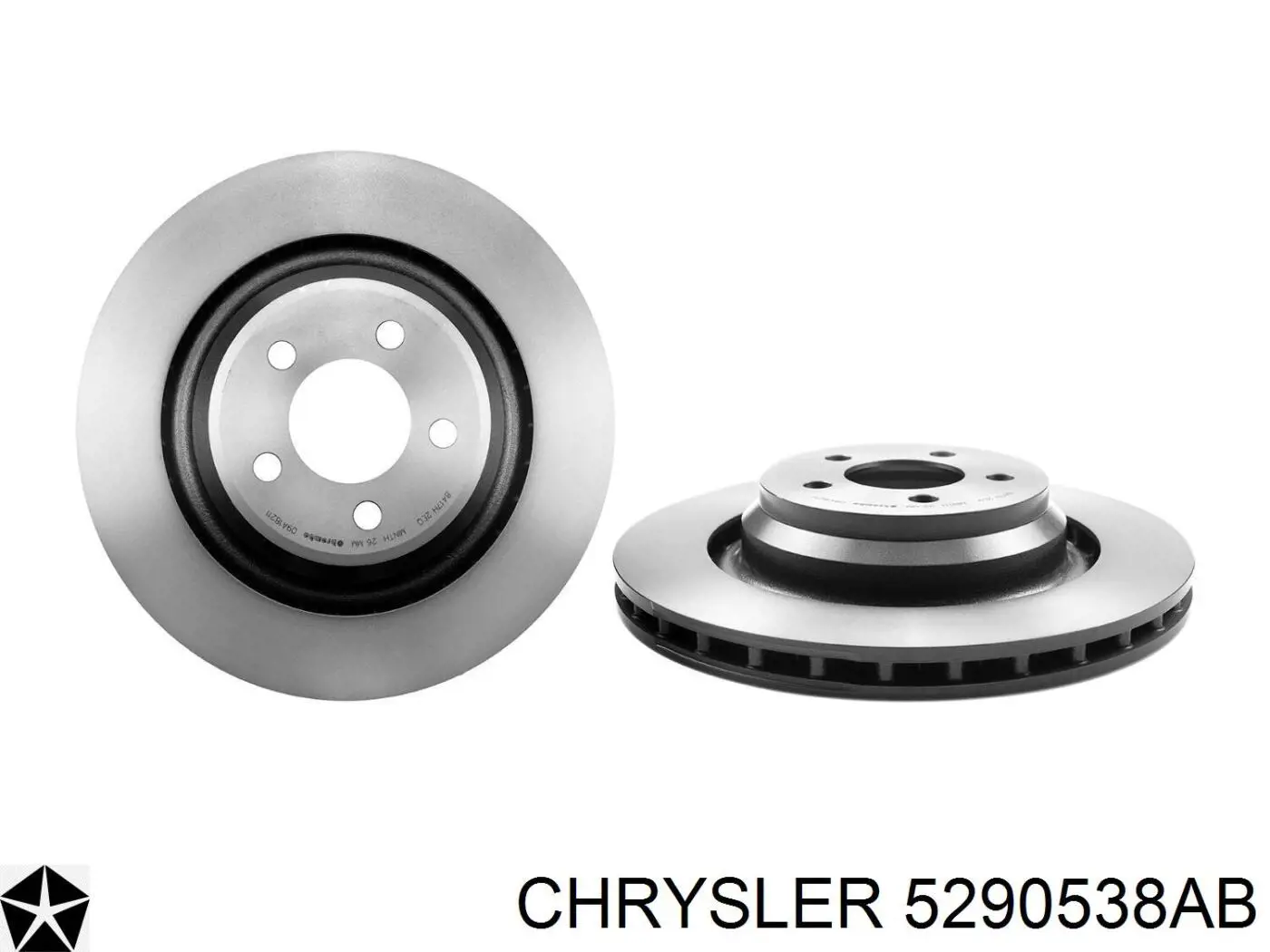 5290538AB Chrysler диск гальмівний задній