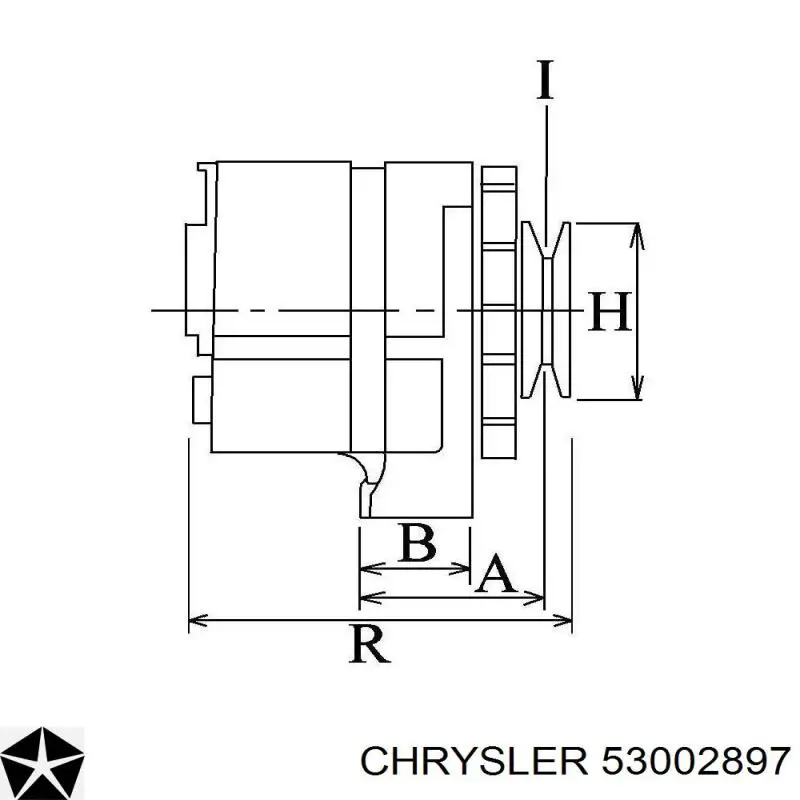 Купити 53002897 Chrysler Генератор