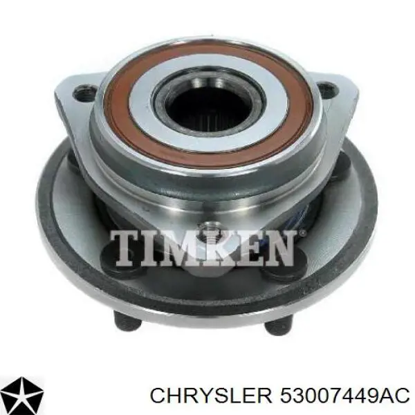 Маточина колеса передня Chrysler 53007449AC ціна, від 66.19 USD