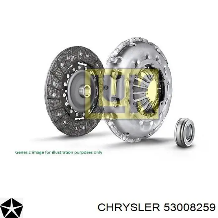 Зчеплення Chrysler 52087578 ціна, від 103.49 USD