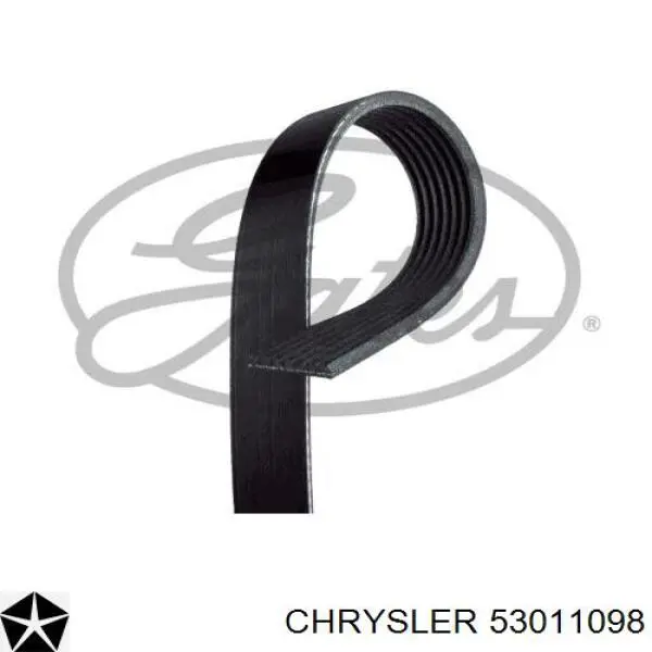 Ремінь приводний, агрегатів 53011098 Chrysler