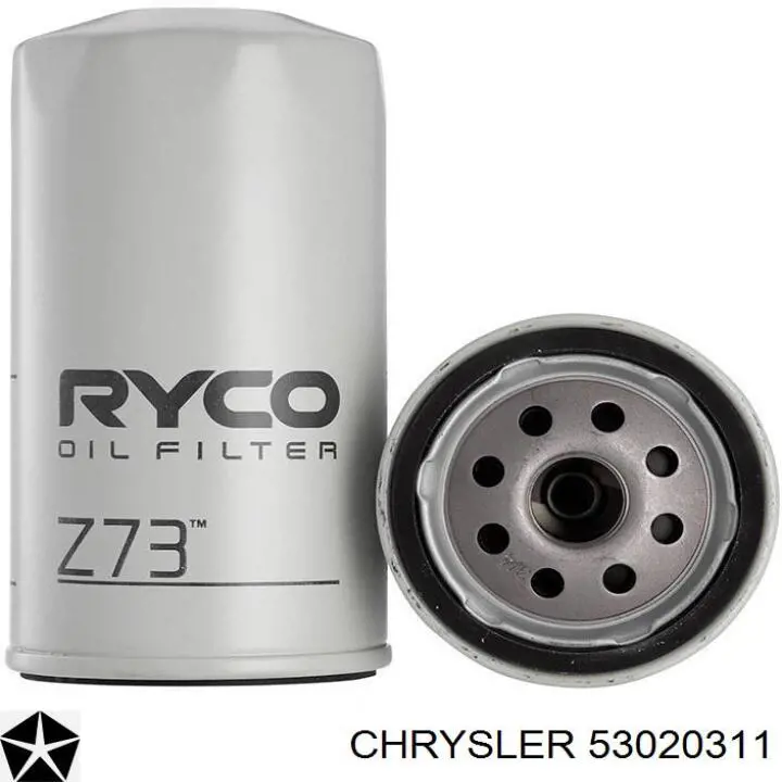 Масляний фільтр двигуна Chrysler 53020311 ціна, від 7.95 USD