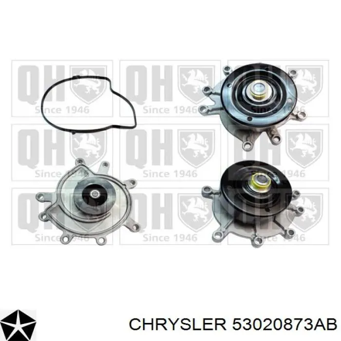 Водяний насос Chrysler 53020873AB
