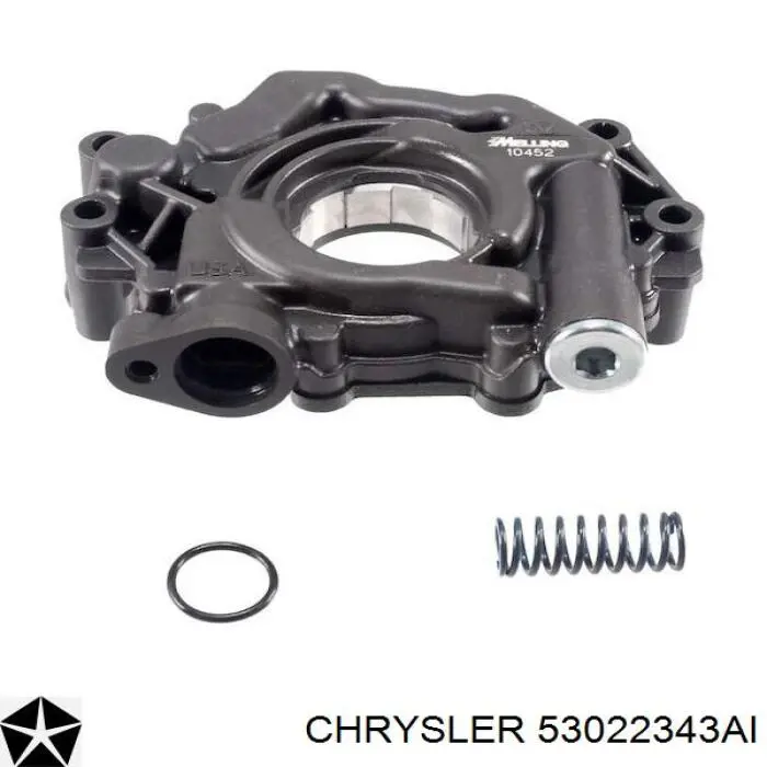 Піддон масляний картера двигуна 53022343AL Chrysler