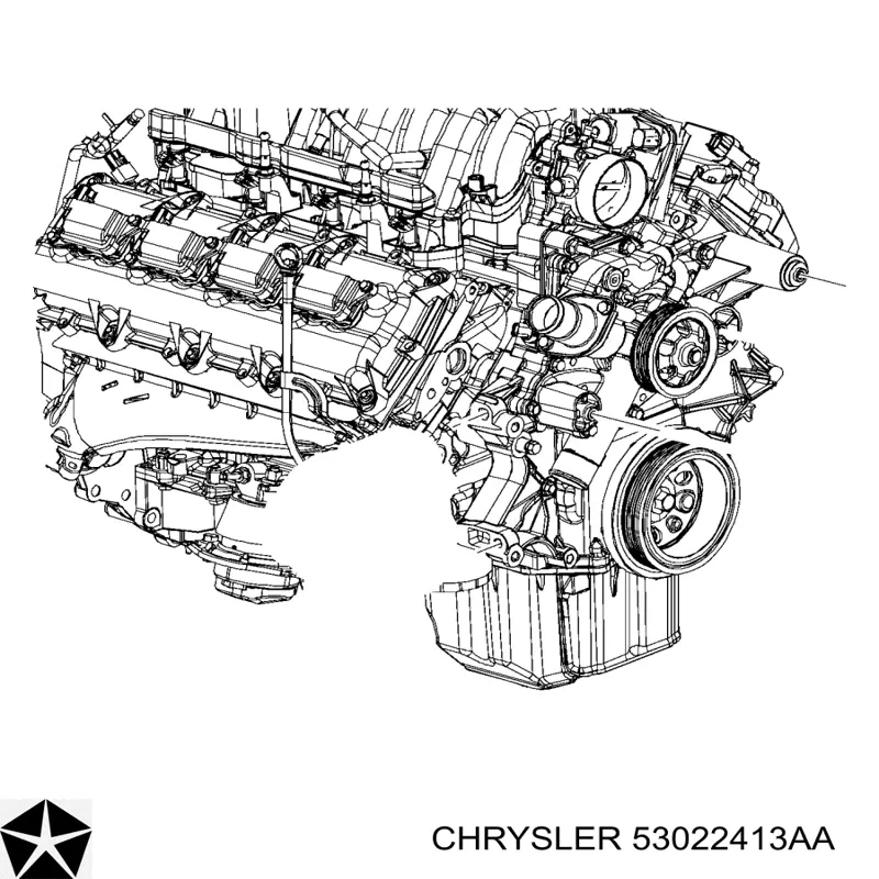 Шків колінвала (демпфер ) Chrysler 53022413AA ціна, від 265.38 USD
