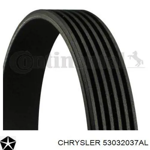 Клиновий ремінь Chrysler 53032037AL ціна, від 16.14 USD
