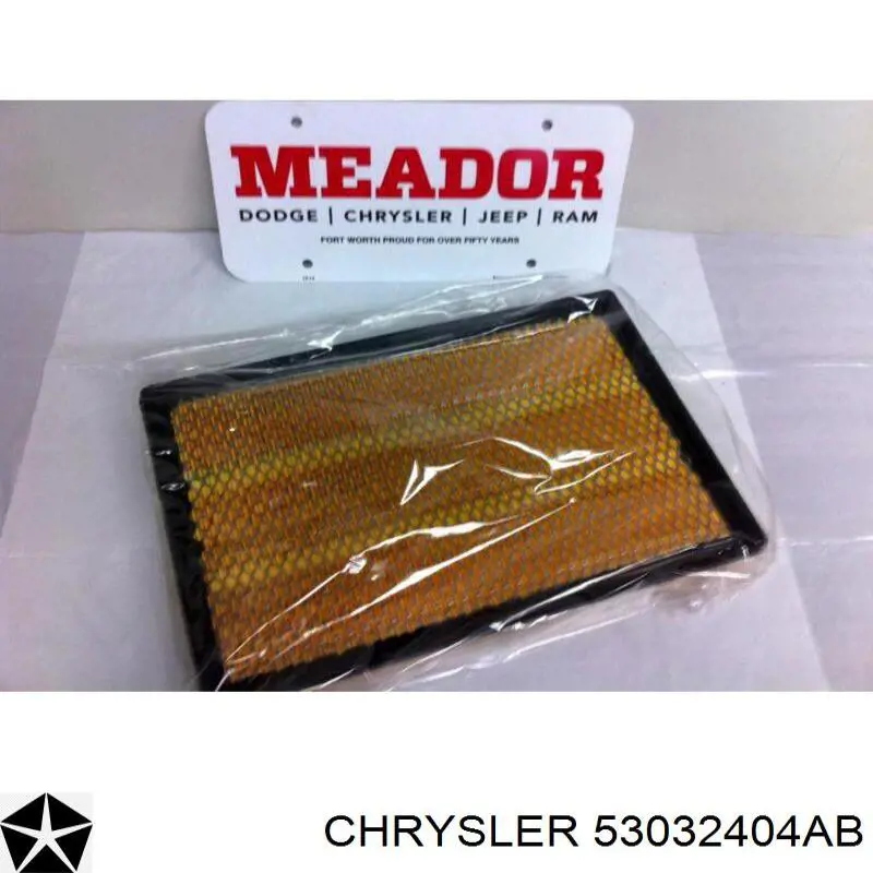 Елемент повітряного фільтра Chrysler 53032404AB ціна, від 10.03 USD