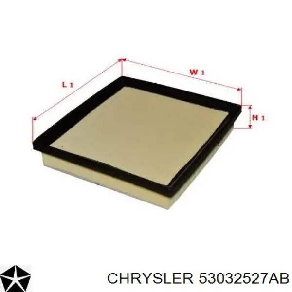 Купити 53032527AB Chrysler Автомобільний фільтр повітря
