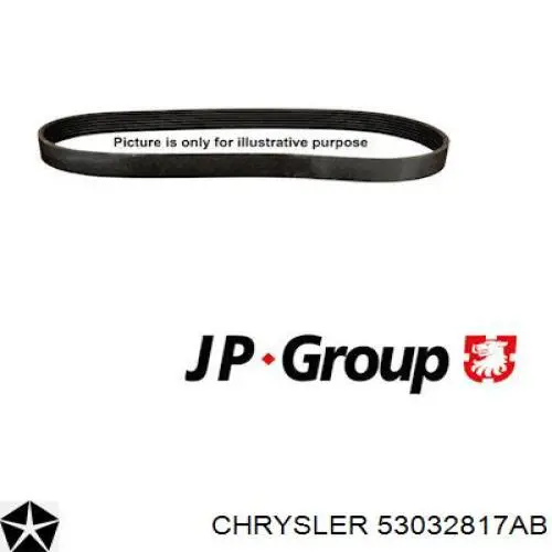 Купити 53032817AB Chrysler Ремінь генератора